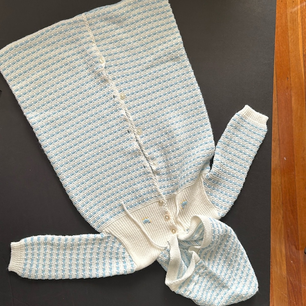Mint Condition Newborn Layette Sweater